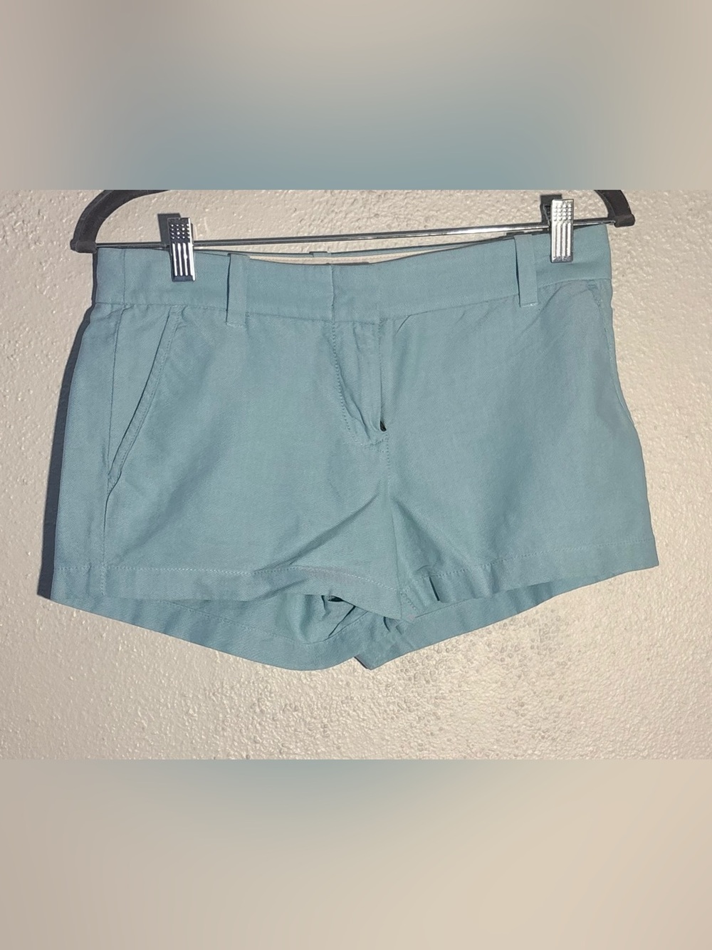 J.Crew Women's Blue Chino Cotton Shorts Comfort Summer Size 4